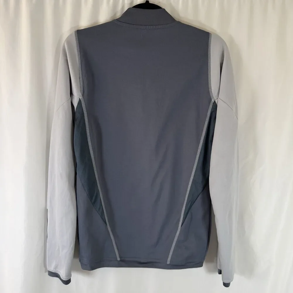 Sporting Kansas City Jacket Women's XS Grey White 1/4 Zip Pullover ADIDAS - Picture 11 of 13